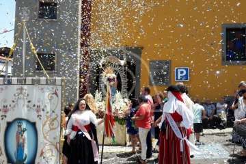 Telde rinde honores a su alcaldesa perpetua (Foto Miguel Florido)